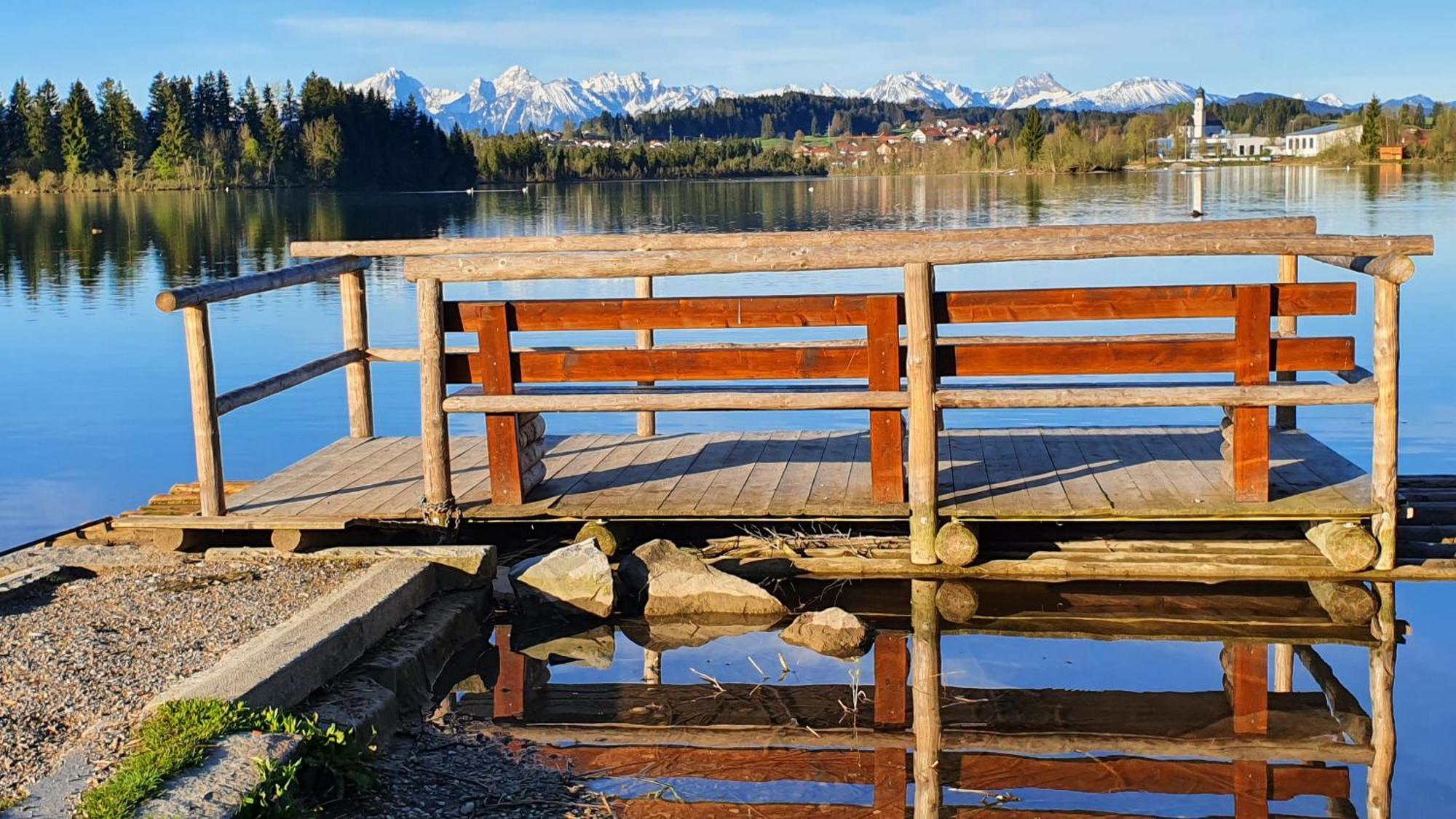 Lechbruck Am See Feriendorf Hochbergle Haus 140 Bagian luar foto